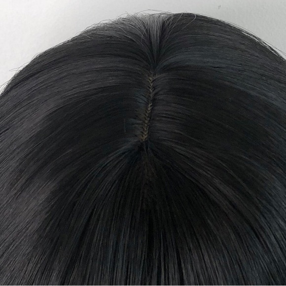 Natural Black Wavy Wig with Bangs | Gift For Her | Mathilda - Picture 6 of 9